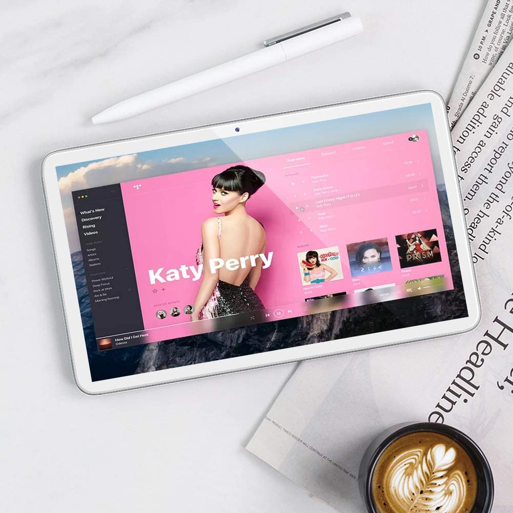 Dragon Touch K10 Tablet, 10 inch Android Tablet with 16 GB Quad Core Processor, 1280x800 IPS HD Display, Micro HDMI, GPS, FM, 5G WiFi (Silver) Dragon Touch K10 Tablet, 10 inch Android Tablet with 16 GB Quad Core Processor, 1280x800 IPS HD Display, Micro HDMI, GPS, FM, 5G WiFi (Silver)